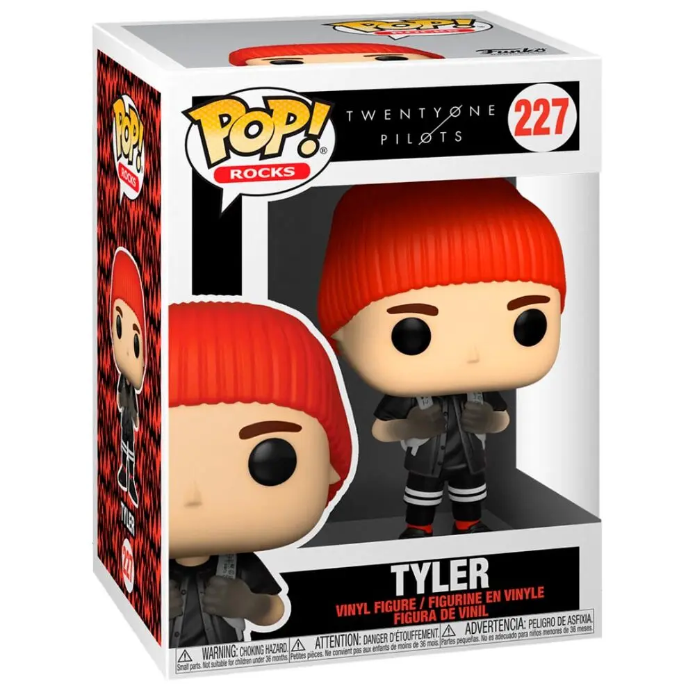 Twenty One Pilots POP! Rocks Figurina Vinil Stressed Out Tyler Joseph 9 cm poza produsului