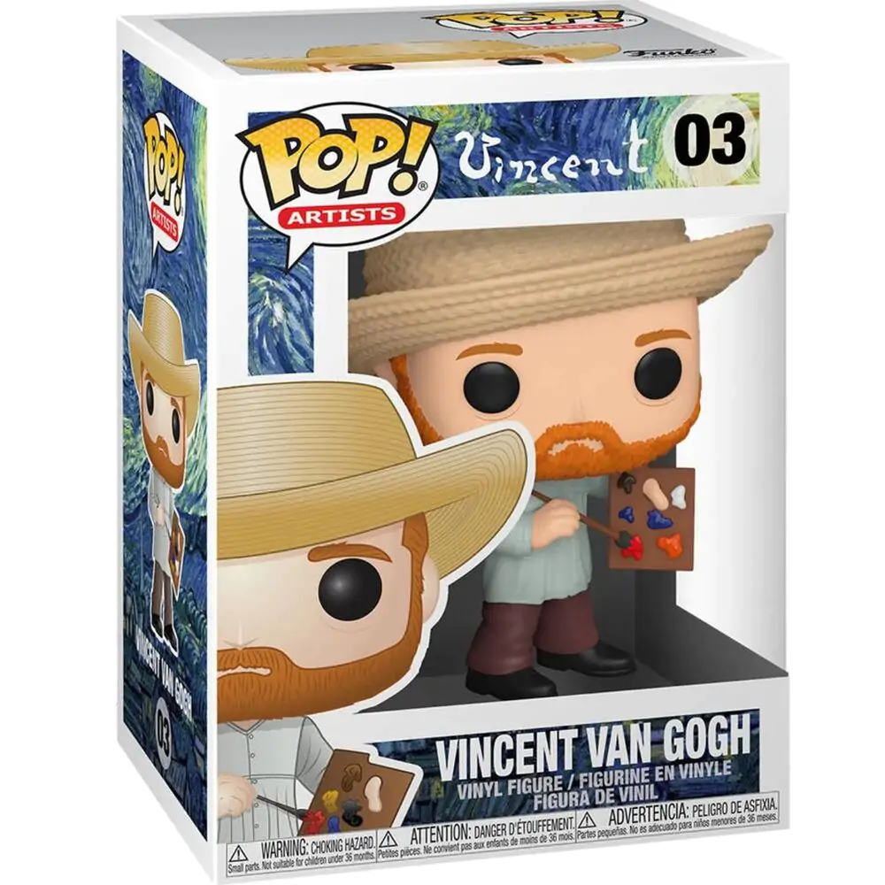 Vincent van Gogh POP! Artists Figurina Vinyl 9 cm poza produsului