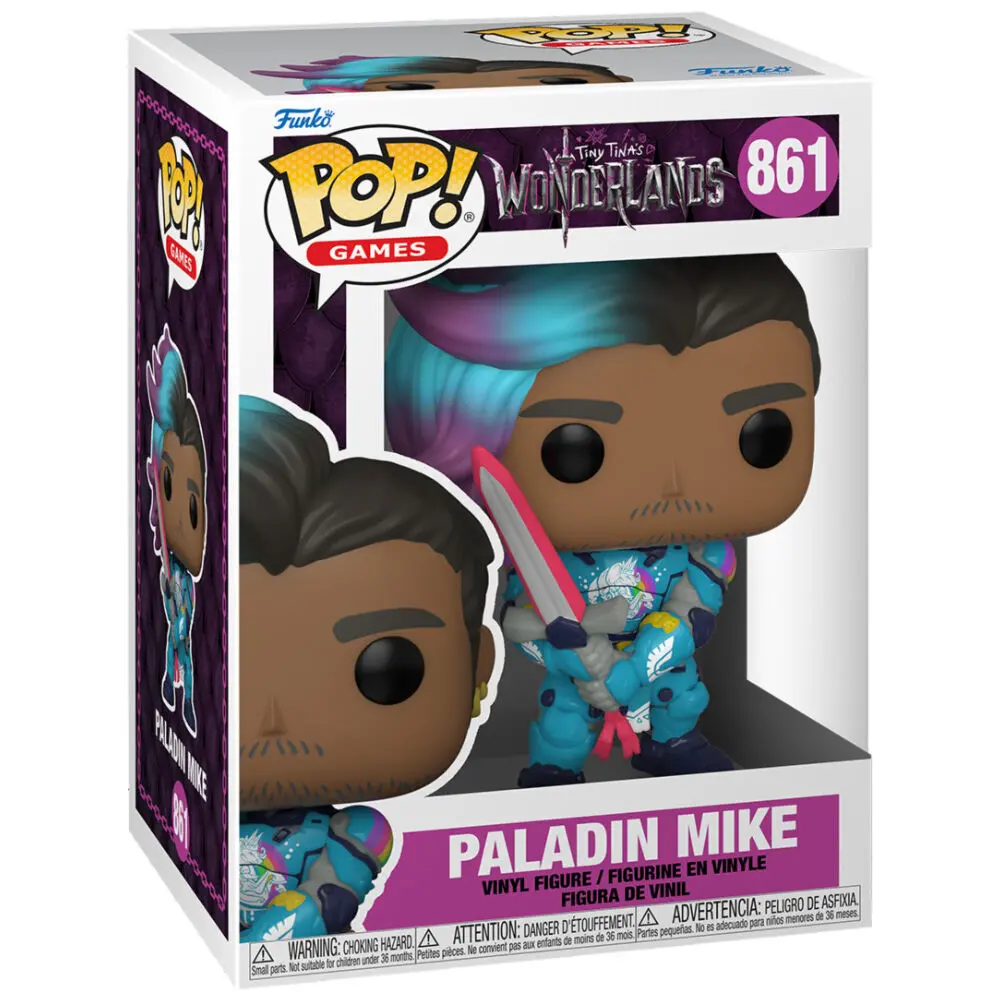 Tiny Tina's Wonderland POP! Jocuri Figurina Vinyl Paladin Mike 9 cm poza produsului