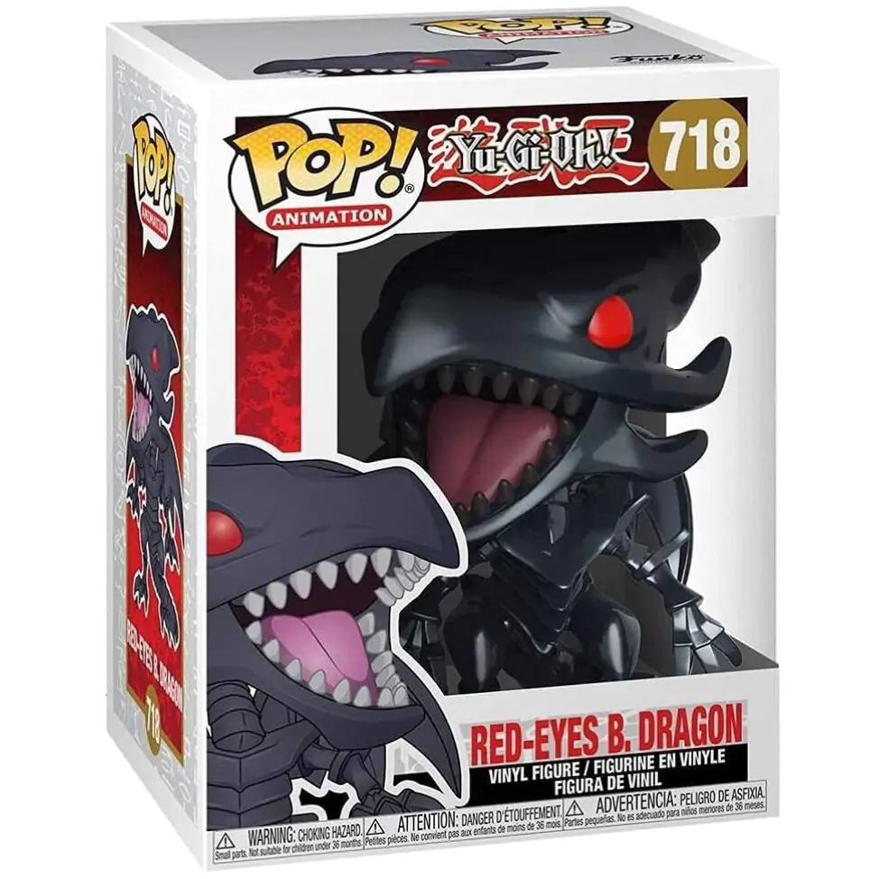 Yu-Gi-Oh! Pop! Animation Figurina Vinyl Red-Eyes Black Dragon 9 cm poza produsului