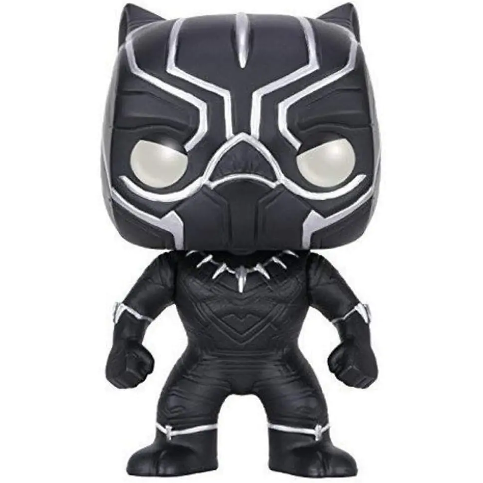 Captain America Civil War POP! Figurina de Vinil Bobble-Head Black Panther 10 cm poza produsului