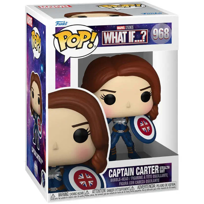 What If...? POP! Animation figurină de vinil Căpitan Carter (Stealth) 9 cm poza produsului