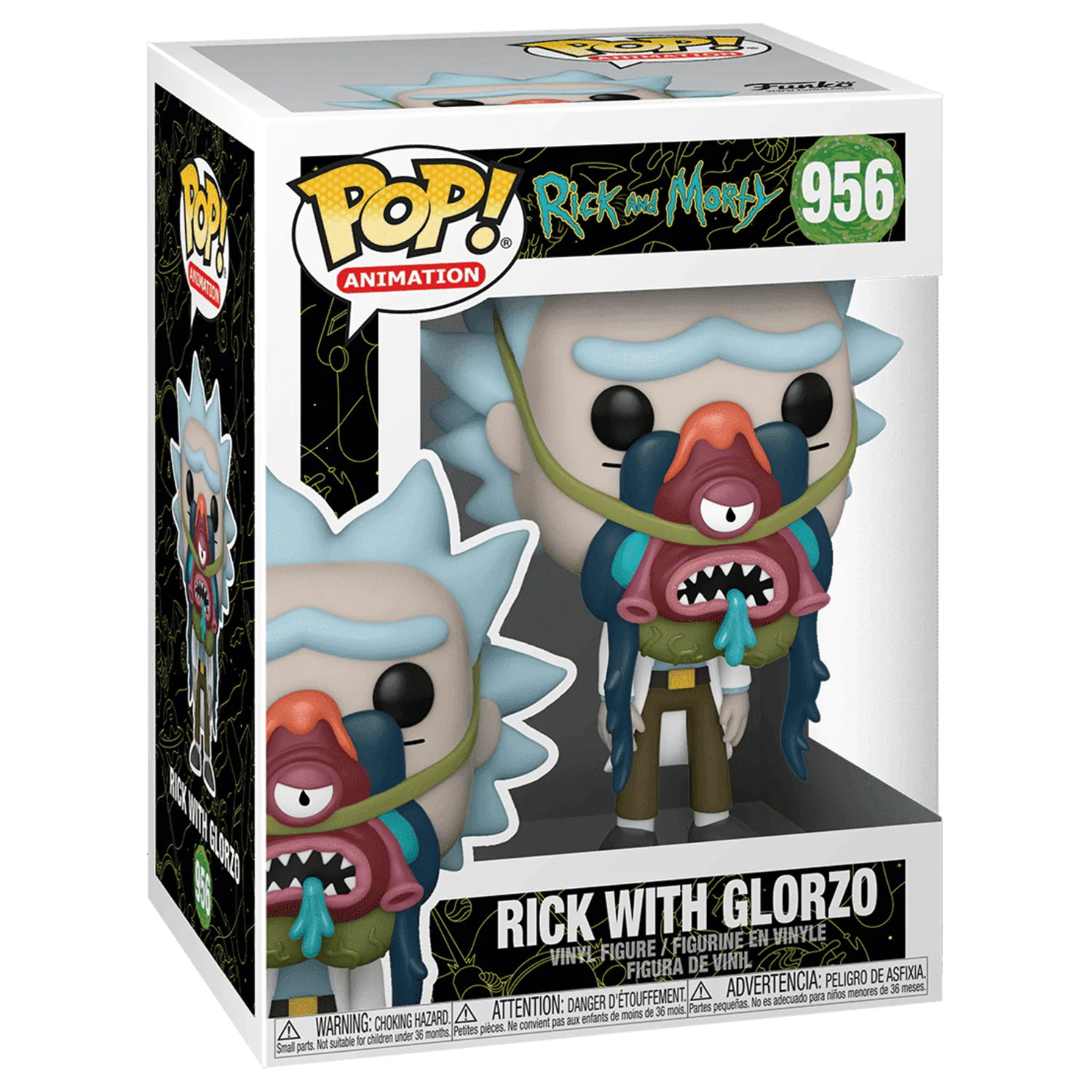 Rick & Morty Funko POP! Animation Vinyl Figurina Rick w/ Glorzo poza produsului