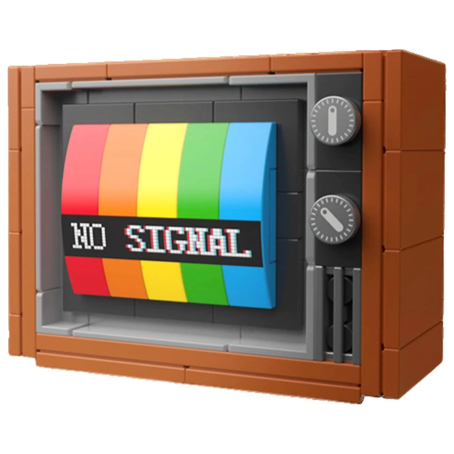 POP Series Construction Kit 1970 Colour Television 132 piese poza produsului