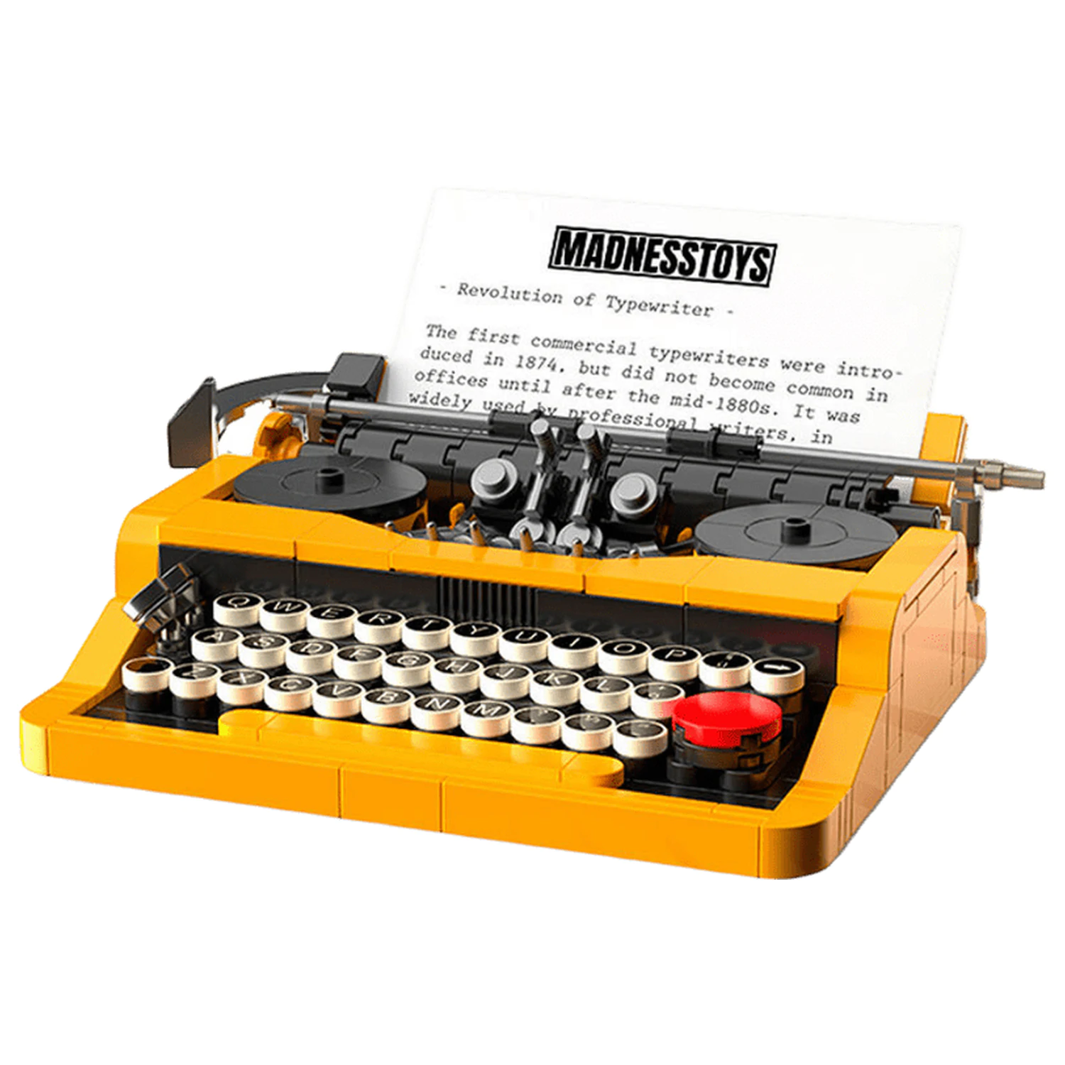 POP Series Construction Kit 1980 Typewriter 254 piese poza produsului