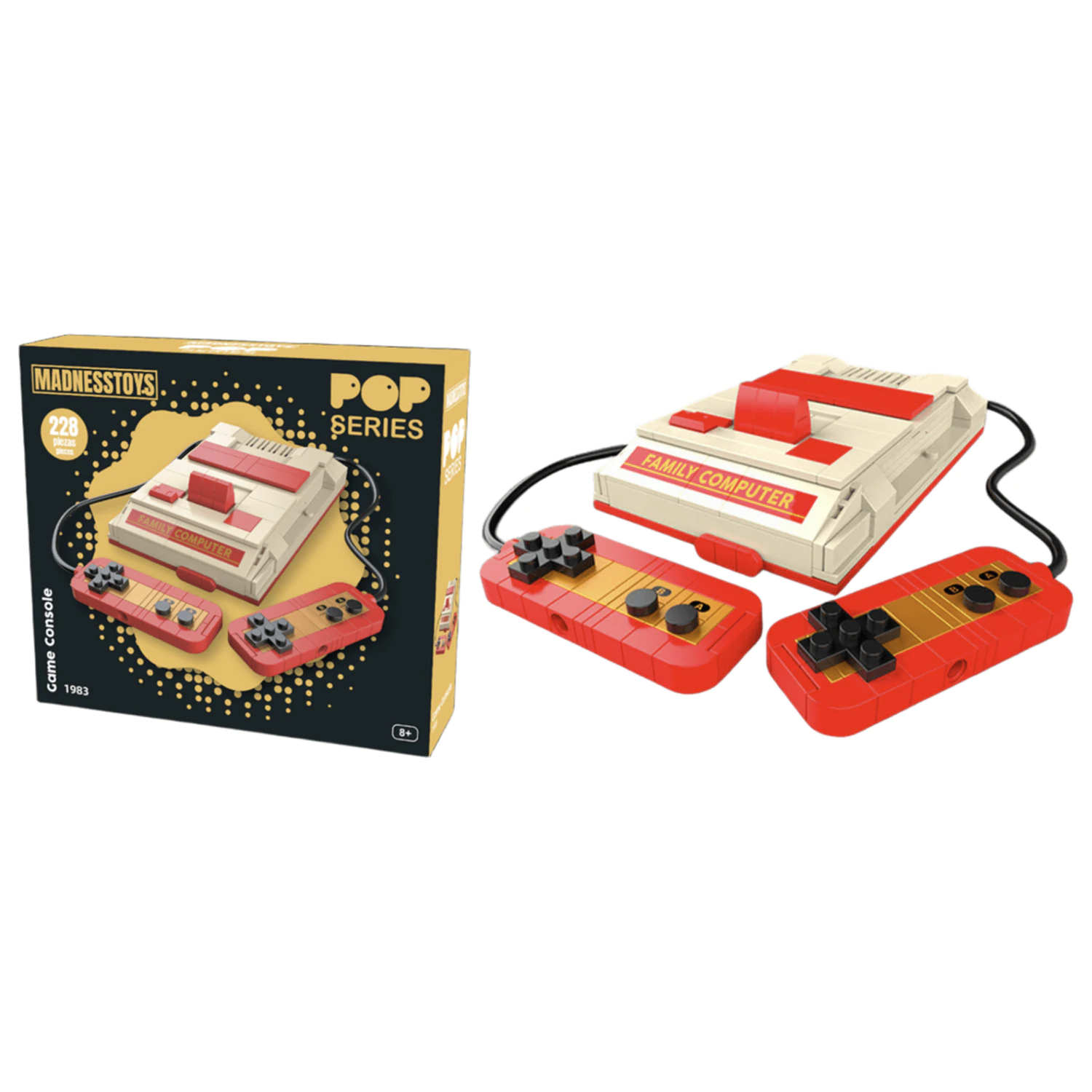 POP Series Construction Kit 1983 Video Game Console 228 piese poza produsului