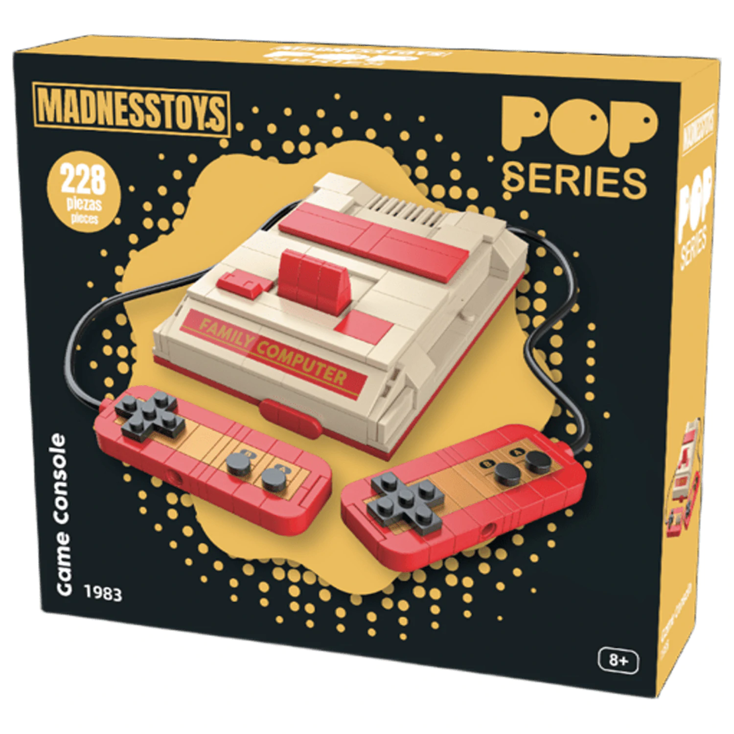 POP Series Construction Kit 1983 Video Game Console 228 piese poza produsului