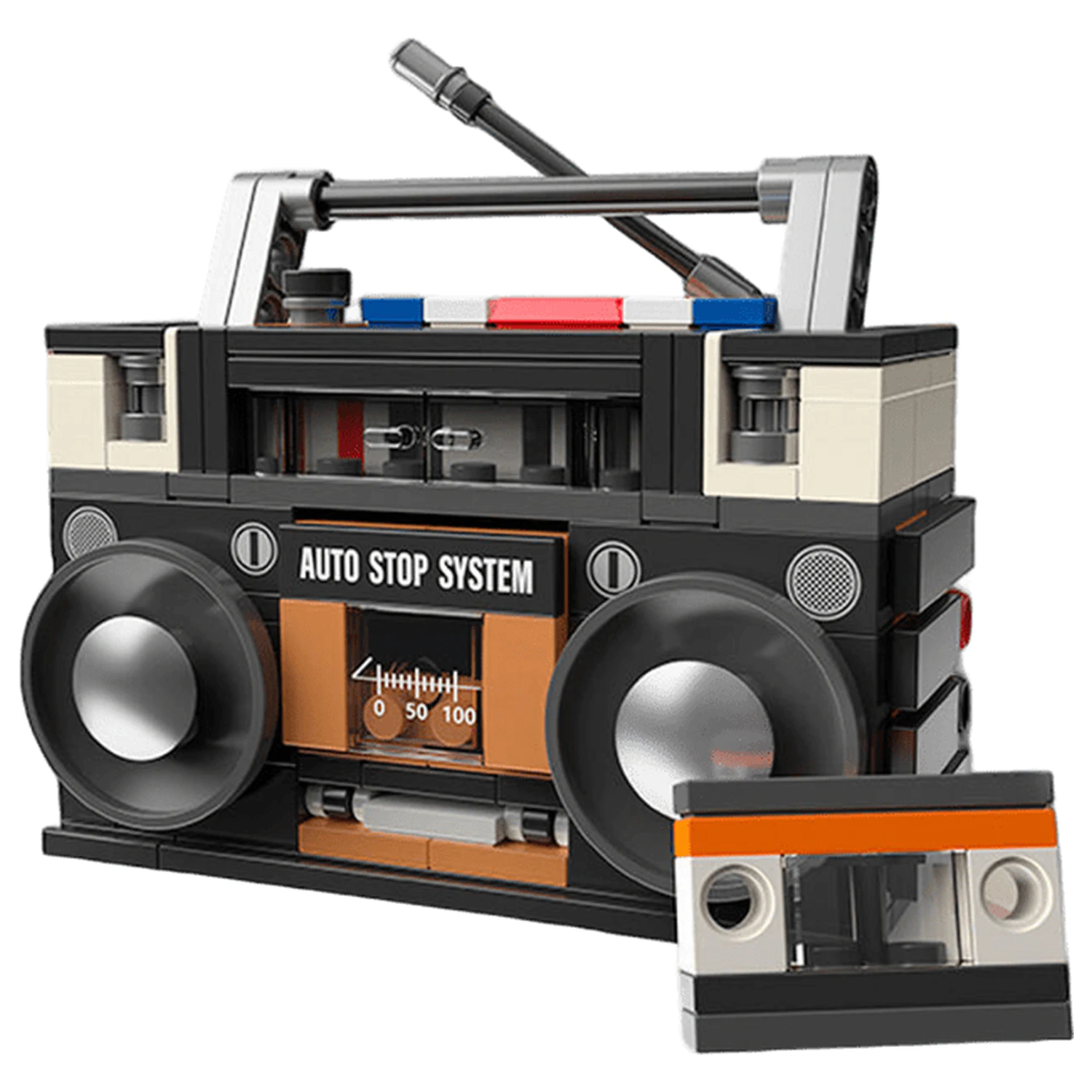 Pop Series Kit de construcție Radio Boombox 1988 168 piese poza produsului