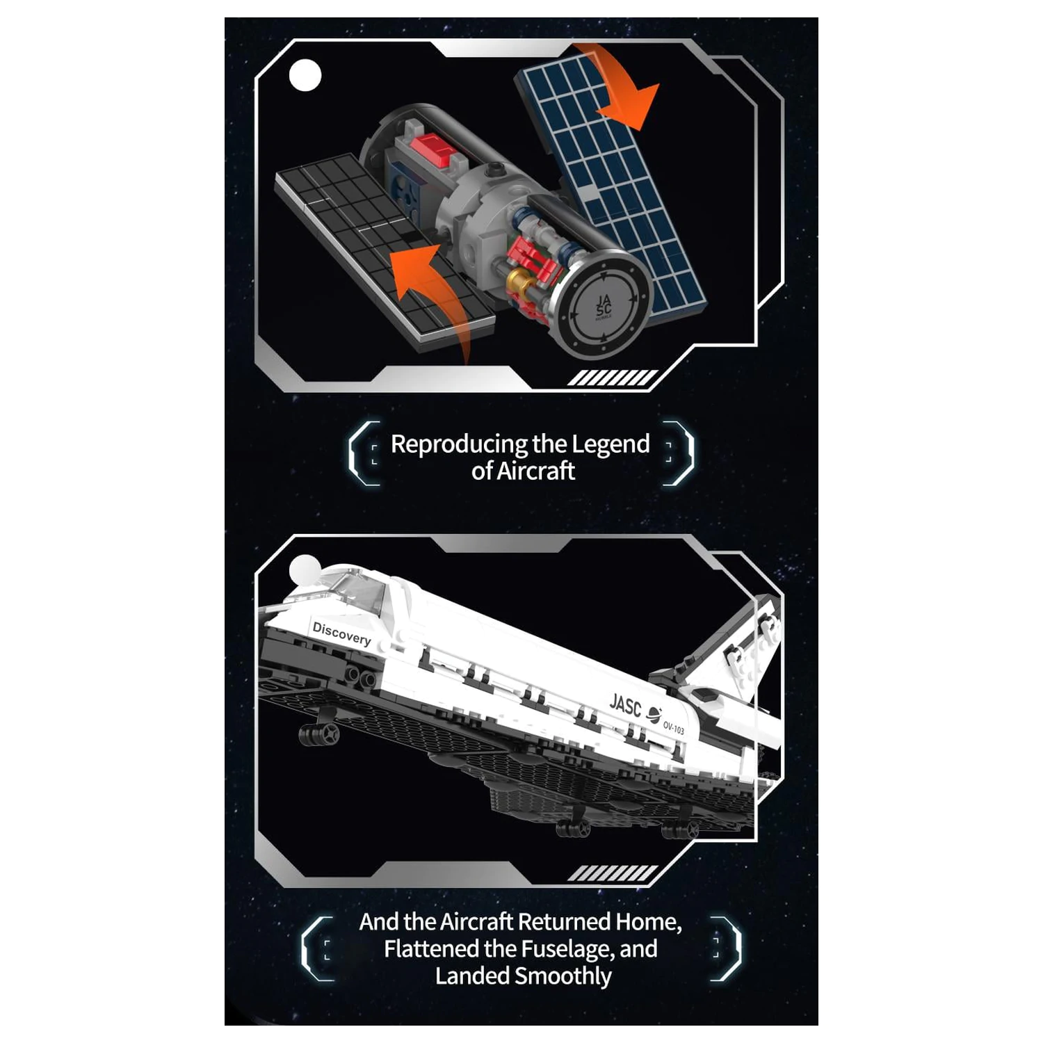 POP SERIES Construction Kit Space Shuttle 950 buc poza produsului