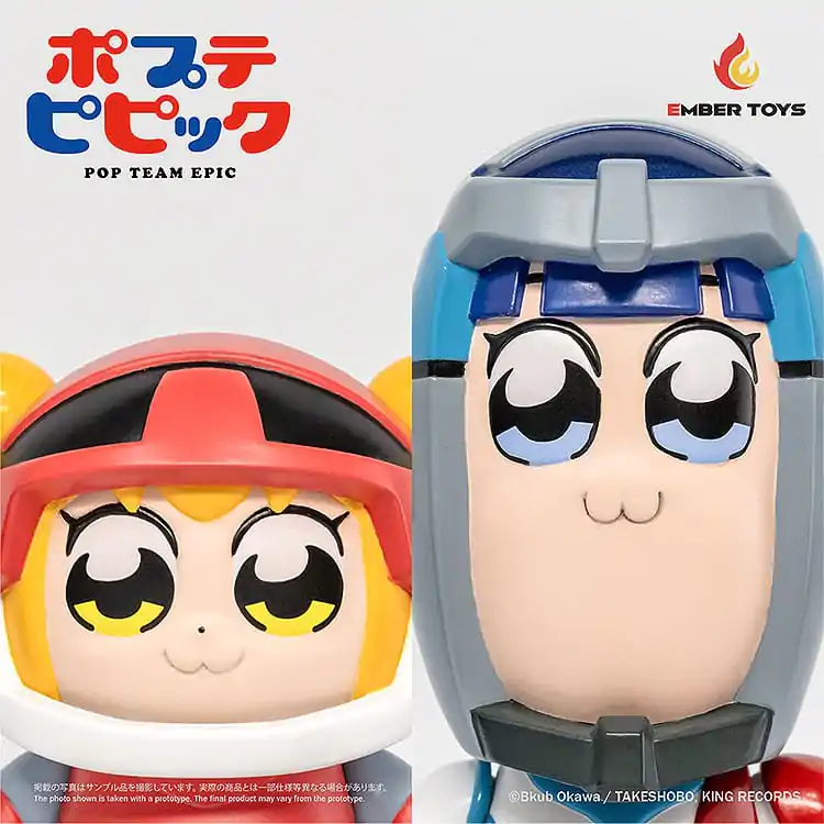 Pop Team Epic Vinyl Figures Set 2 figurine Chibi Creature Popuko & Pipimi Spacesuit Ver. poza produsului
