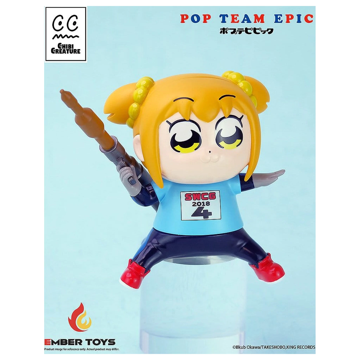 Pop Team Epic Chibi Creature figurine de vinil set de 2 bucati POPUKO & PIPIMI: Skeleton Competition Ver. poza produsului