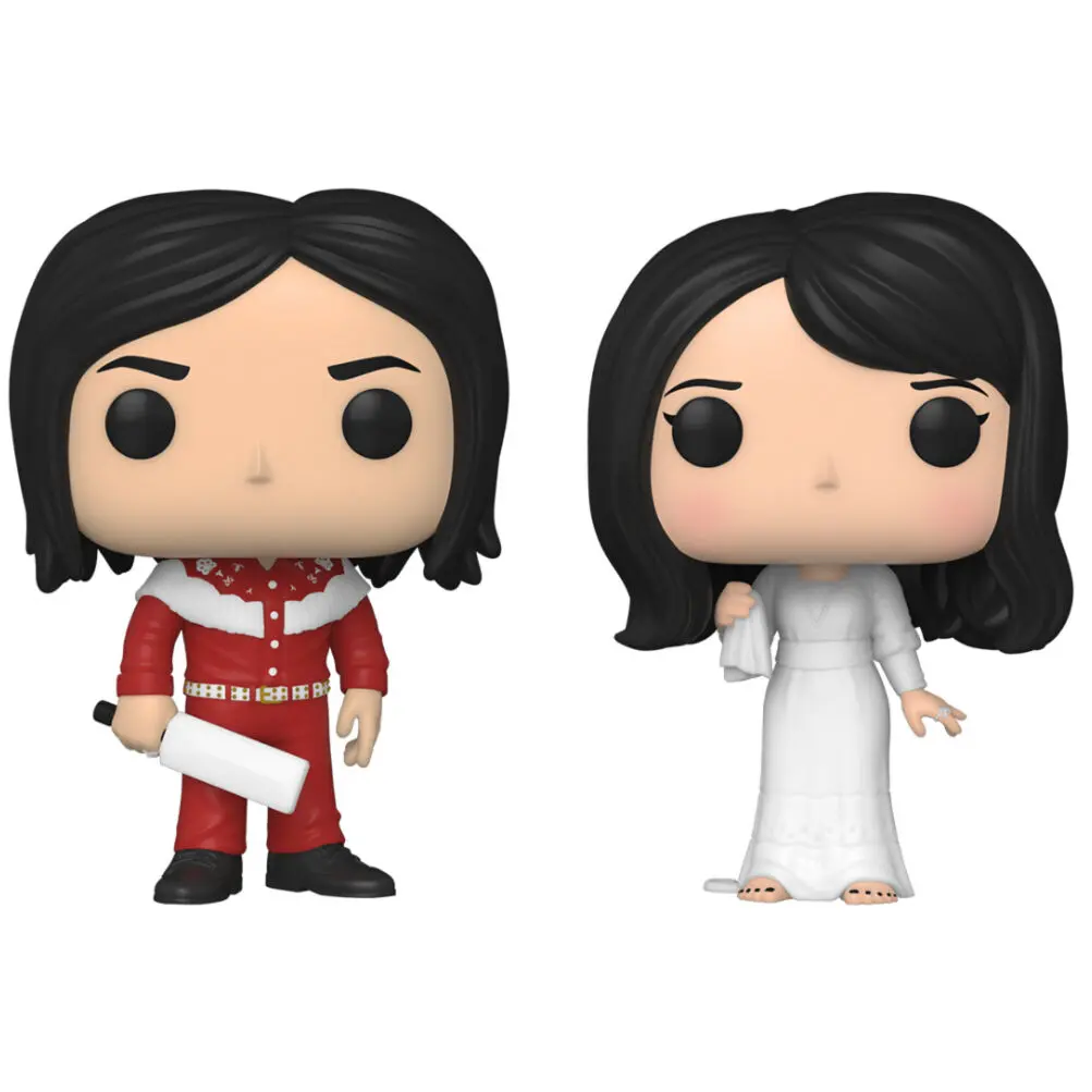 The White Stripes POP! Figurine Vinil Rocks Set de 2 Jack White & Meg White 9 cm poza produsului