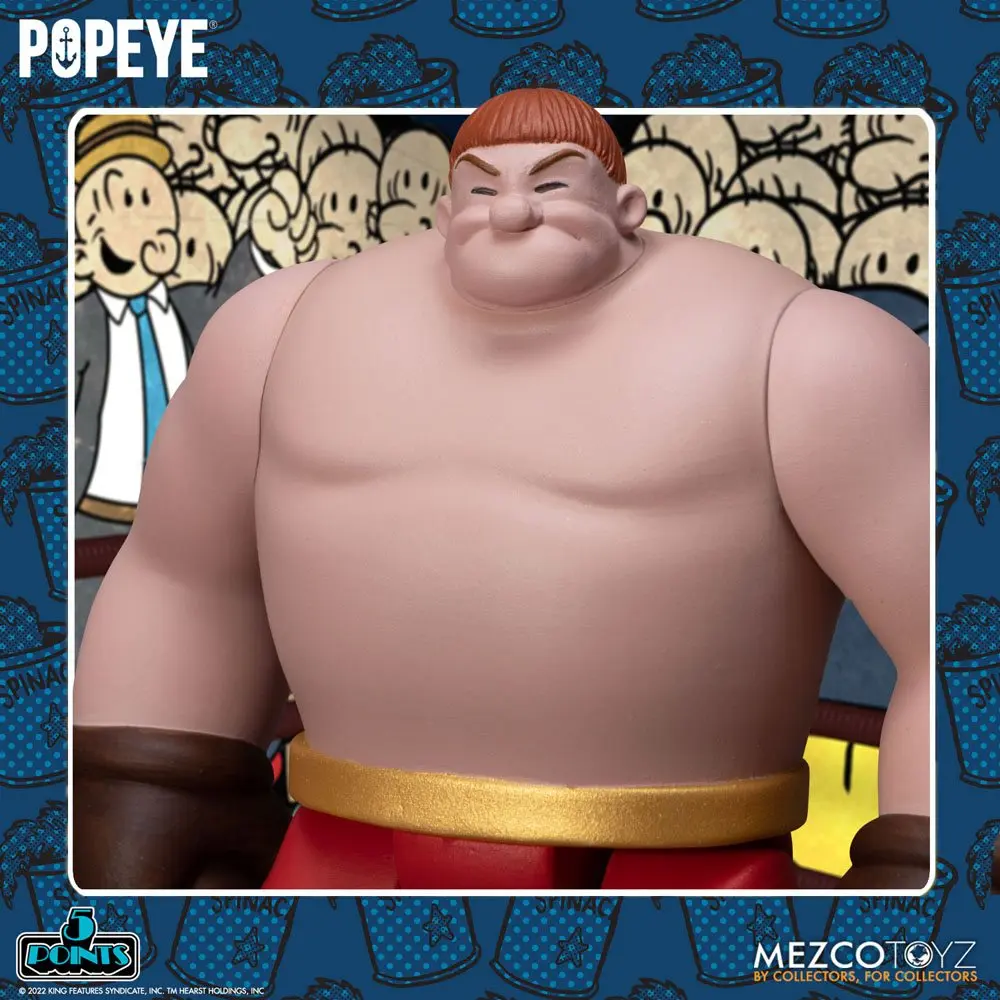 Set Figurina Deluxe Popeye 5 Puncte Popeye & Oxheart 9 cm poza produsului