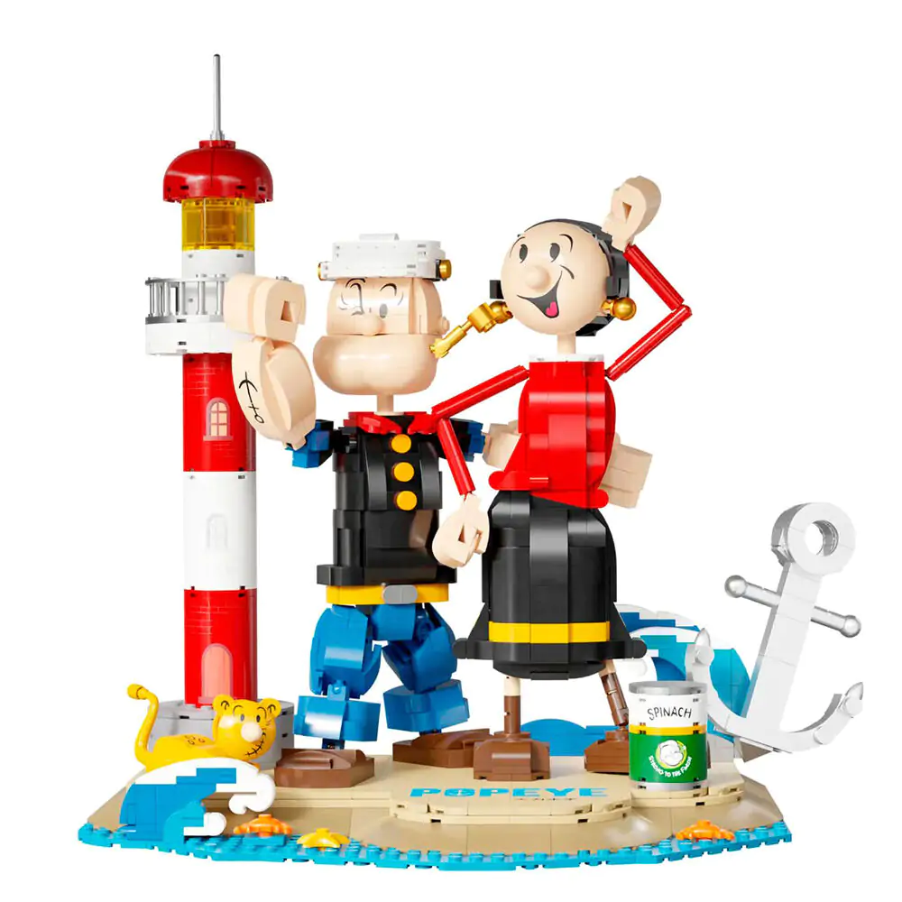 Popeye - Popeye & Olivia Kit de construcție 1500 piese poza produsului