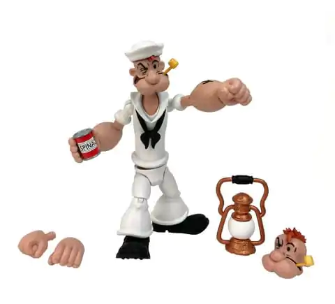 Figurină Acțiune Popeye Wave 02 Popeye White Sailor Suit poza produsului