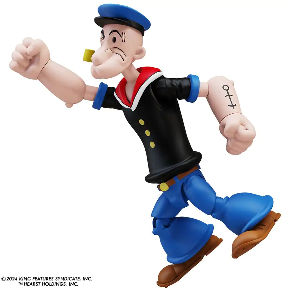 Figurină de acțiune Popeye Wave 03 Popeye Prima Apariție Cămașă Neagră poza produsului