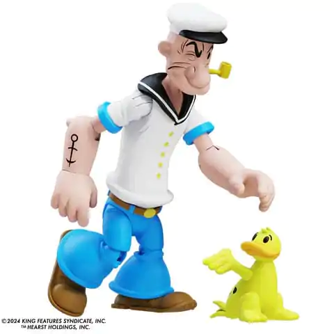 Figurină de Acțiune Popeye Wave 03 Popeye 1st Appearance Cămașă Albă poza produsului