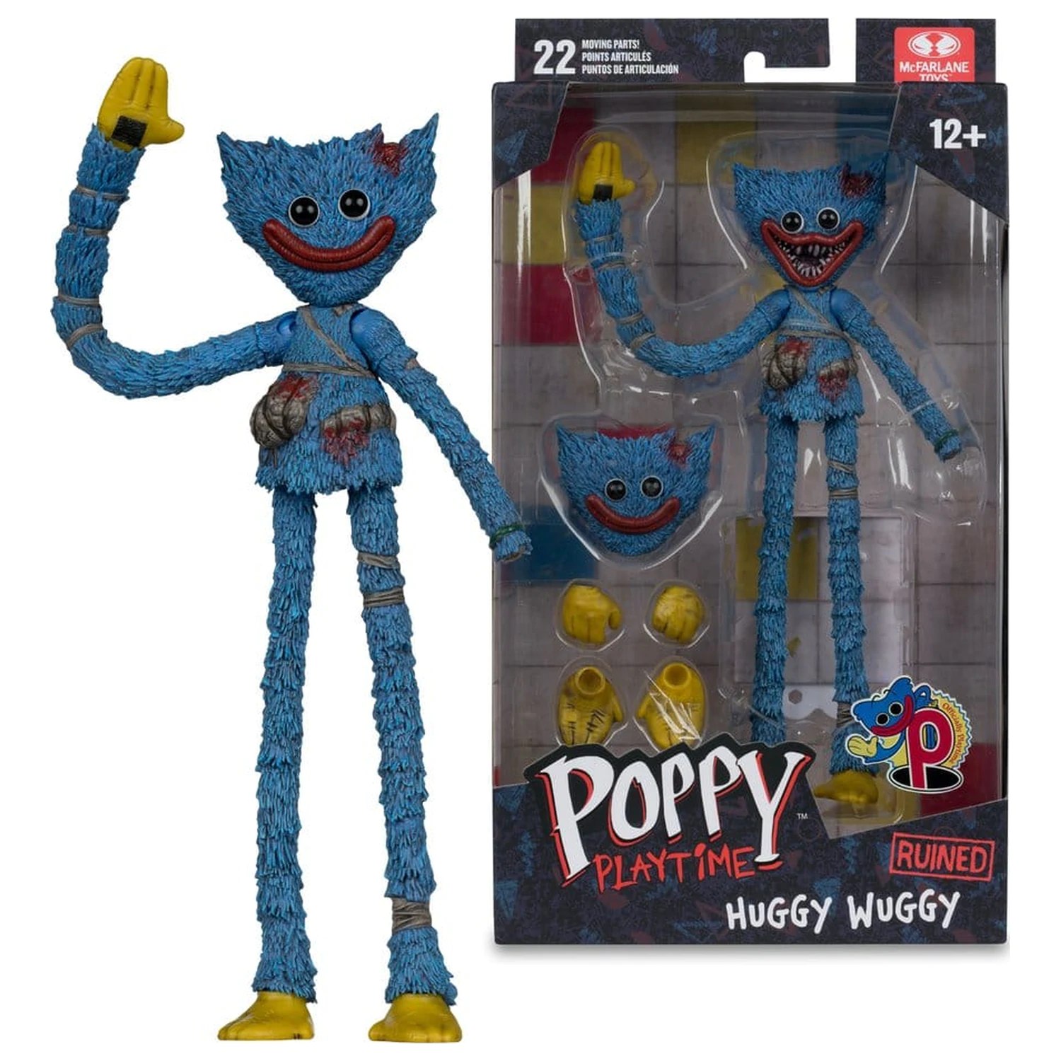 Poppy Playtime figurina de actiune Huggy Wuggy Ruined 19 cm poza produsului