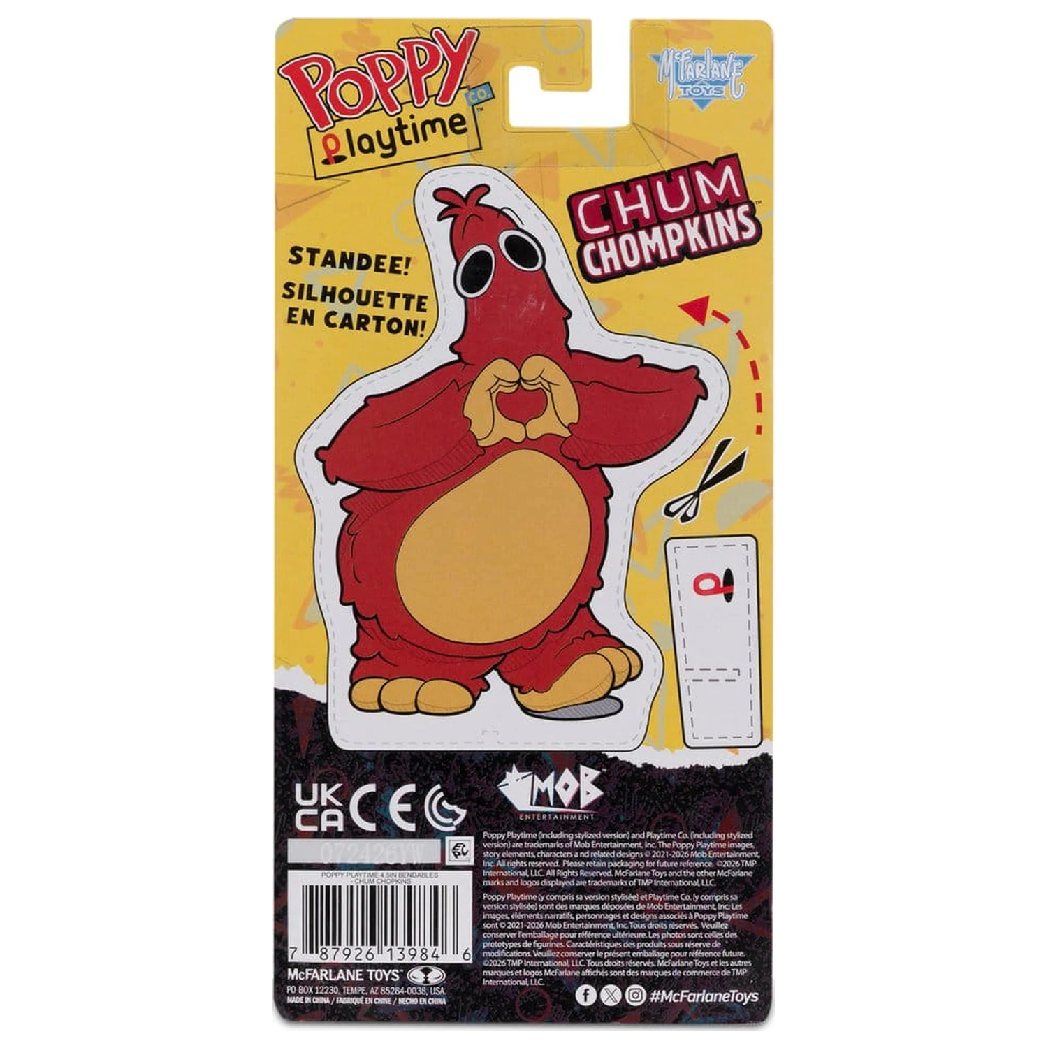 Figurina de actiune articulata Poppy Playtime Chum Chompkins 11 cm poza produsului
