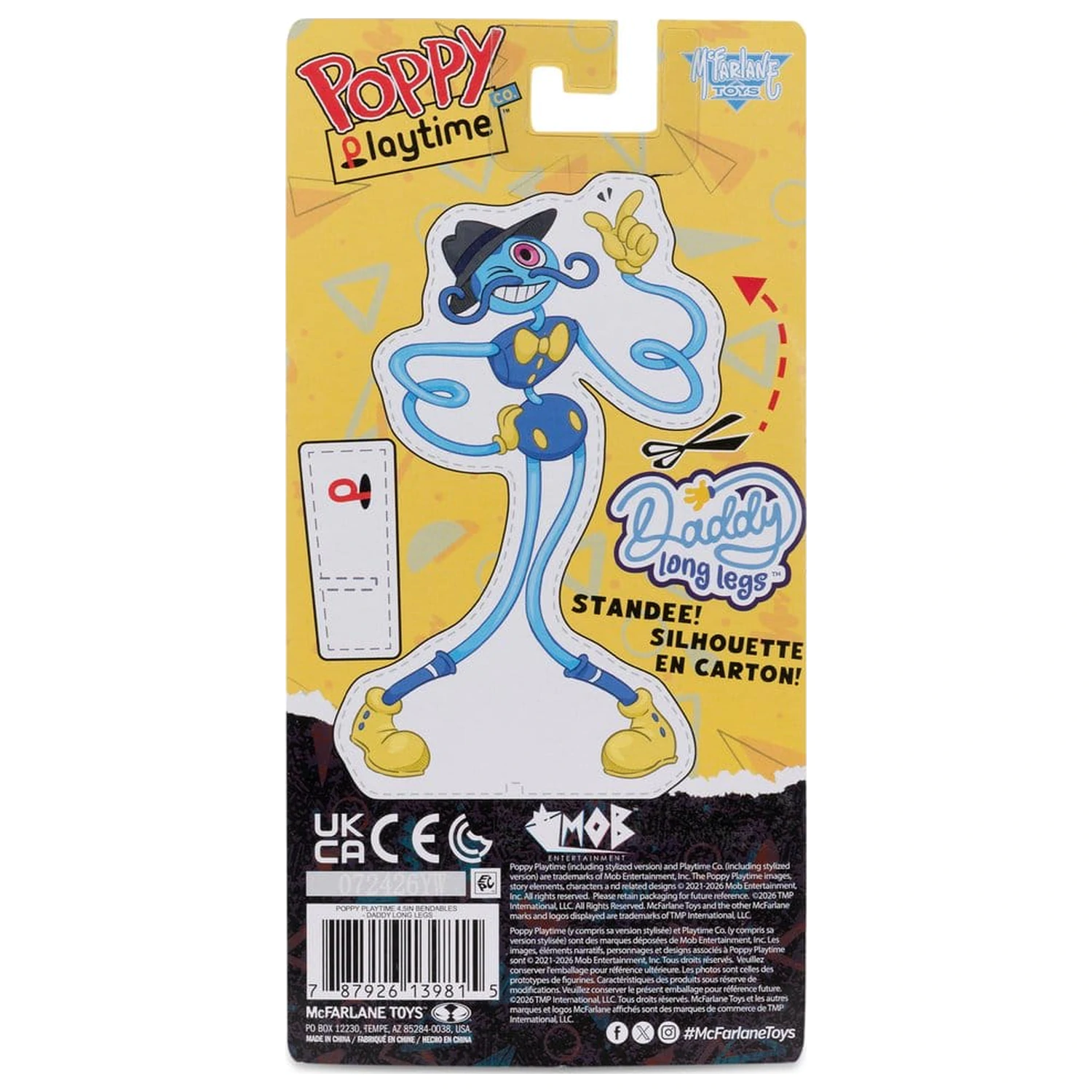 Poppy Playtime Bendables Figurina de actiune Daddy Long Legs 11 cm poza produsului