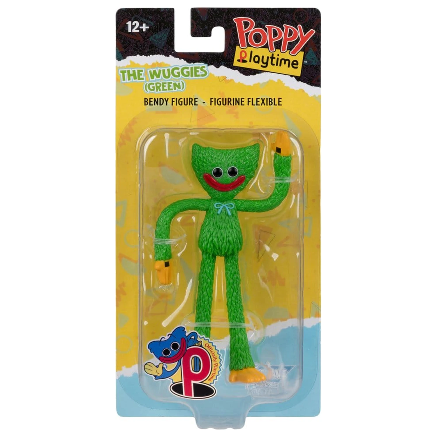Poppy Playtime Bendables Figurina flexibila Green Huggy Wuggy 11 cm poza produsului