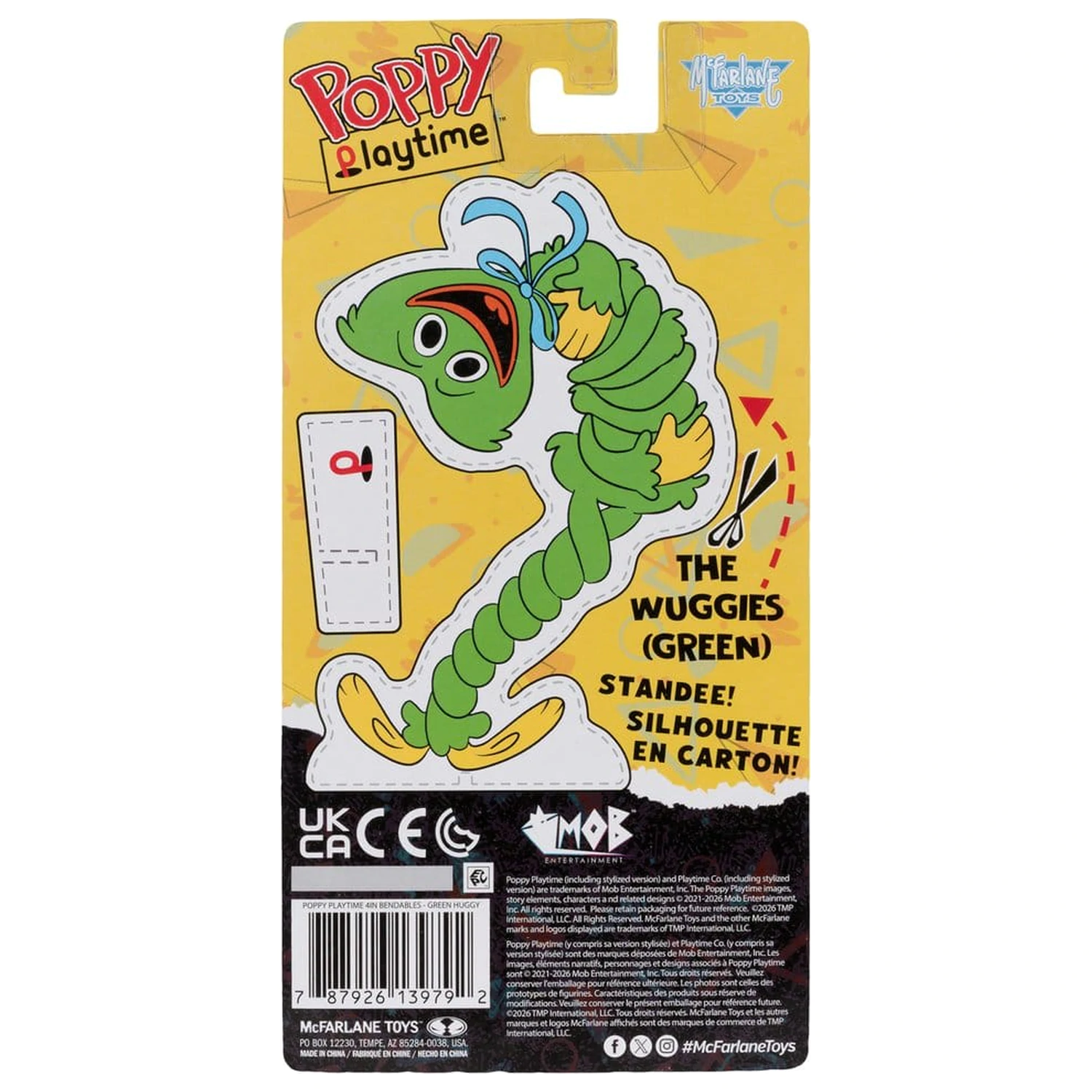 Poppy Playtime Bendables Figurina flexibila Green Huggy Wuggy 11 cm poza produsului