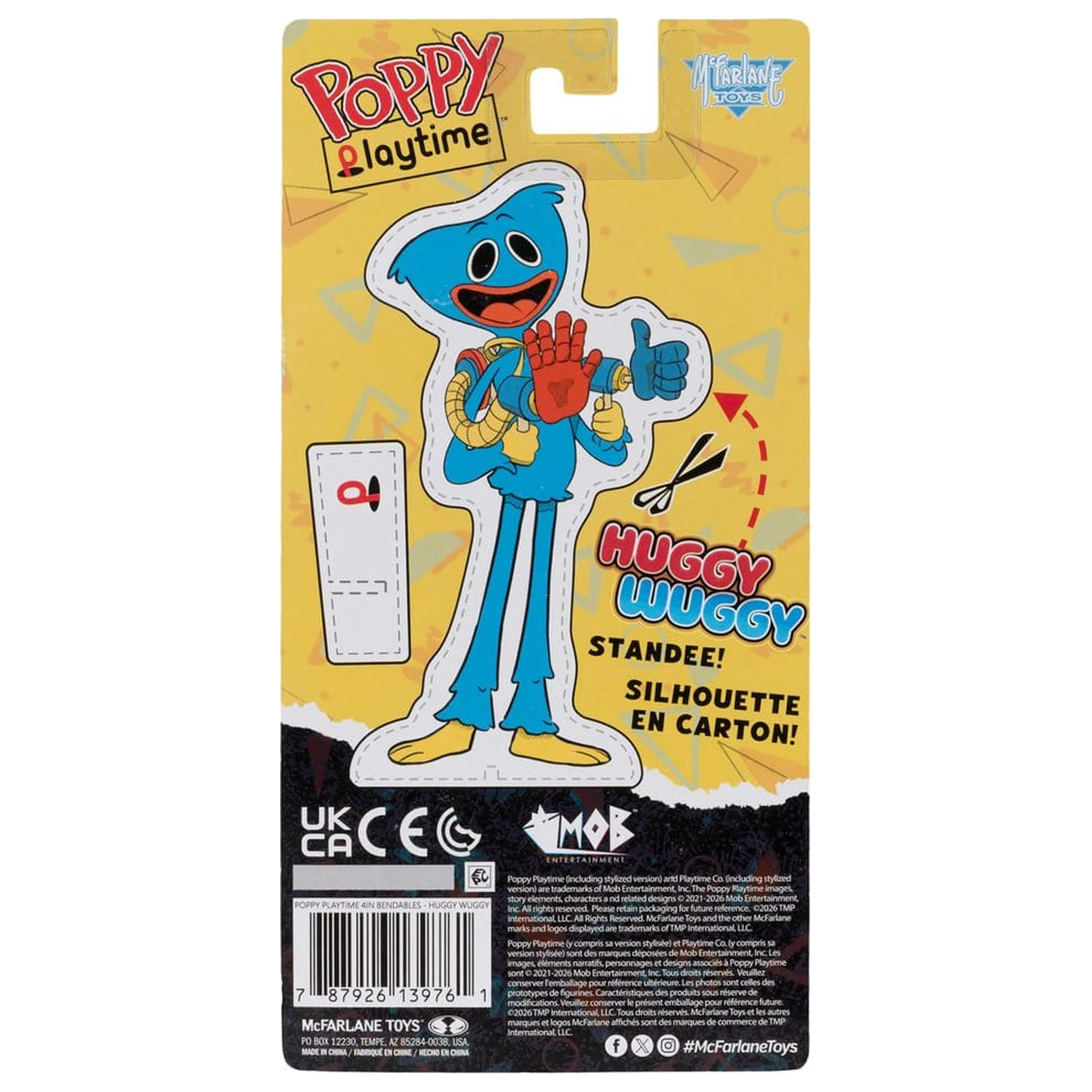 Poppy Playtime Bendables Figurina flexibila Huggy Wuggy 11 cm poza produsului