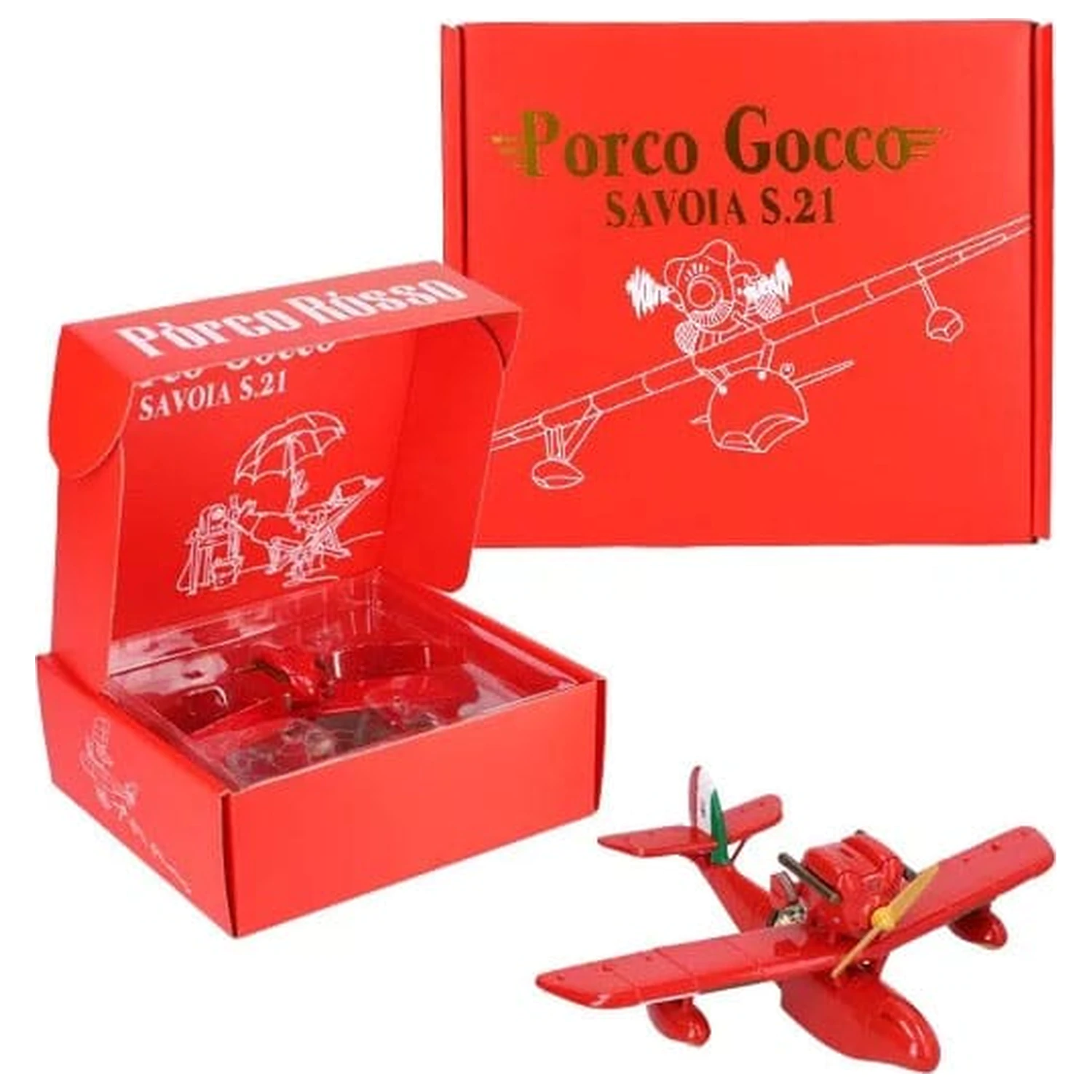 Porco Rosso Vehicul cu sunet Marco & Savoia 21 cm poza produsului