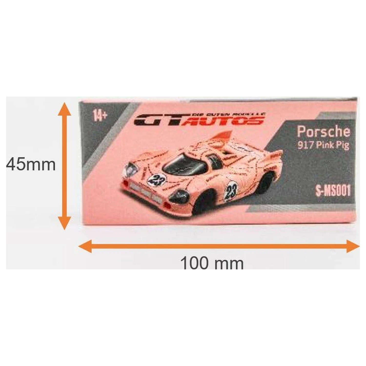 Porsche Diecast model 1/64 917/20 Pink Pig 7 cm poza produsului