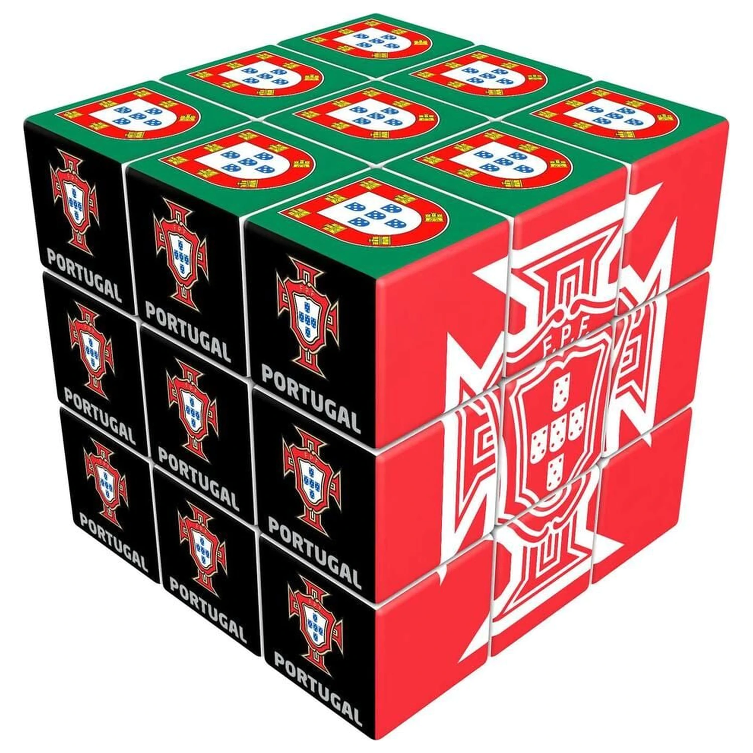 Portugal FPF cub puzzle set 6cm poza produsului