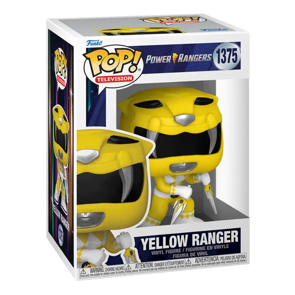 Power Rangers 30th POP! TV Figurina Vinil Yellow Ranger 9 cm poza produsului