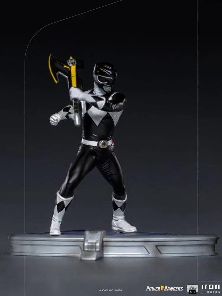 Power Rangers BDS Art Scale Statueta 1/10 Black Ranger 17 cm poza produsului