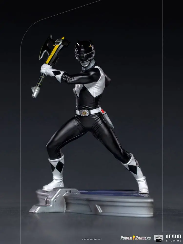 Power Rangers BDS Art Scale Statueta 1/10 Black Ranger 17 cm poza produsului