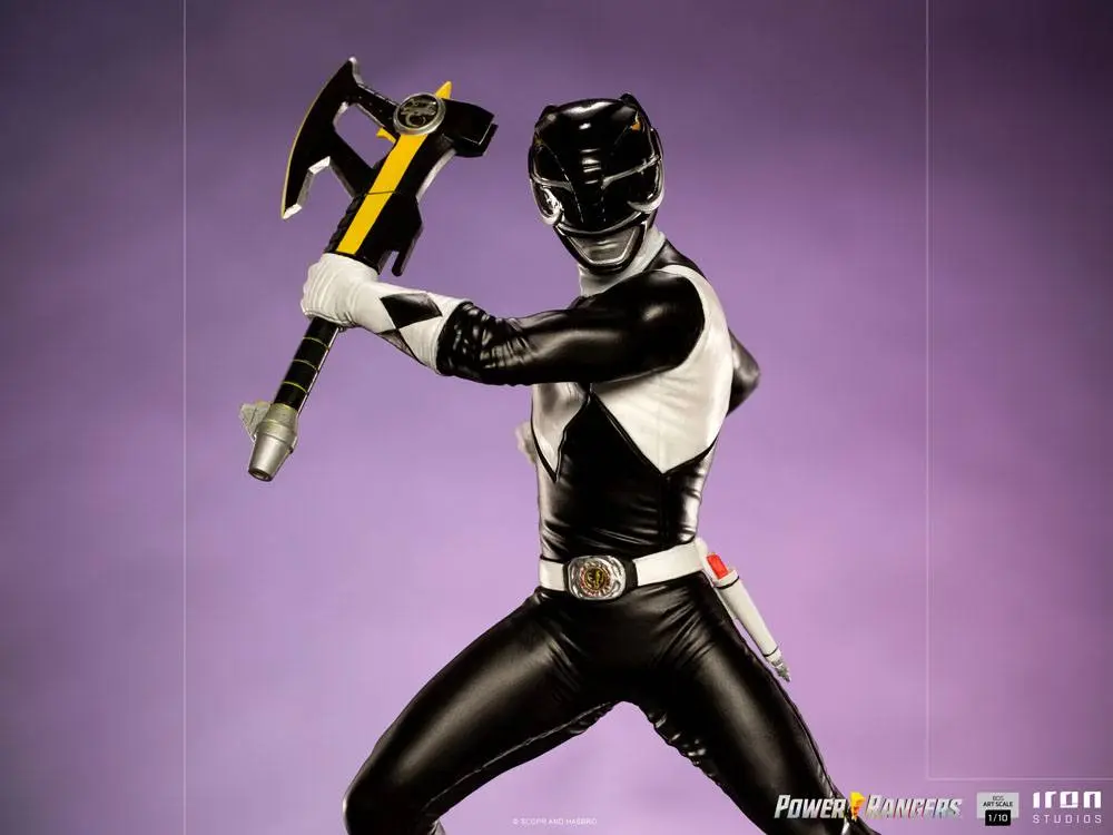 Power Rangers BDS Art Scale Statueta 1/10 Black Ranger 17 cm poza produsului