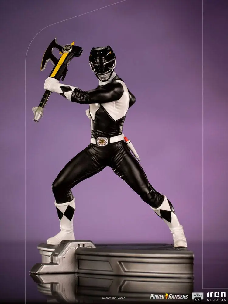 Power Rangers BDS Art Scale Statueta 1/10 Black Ranger 17 cm poza produsului
