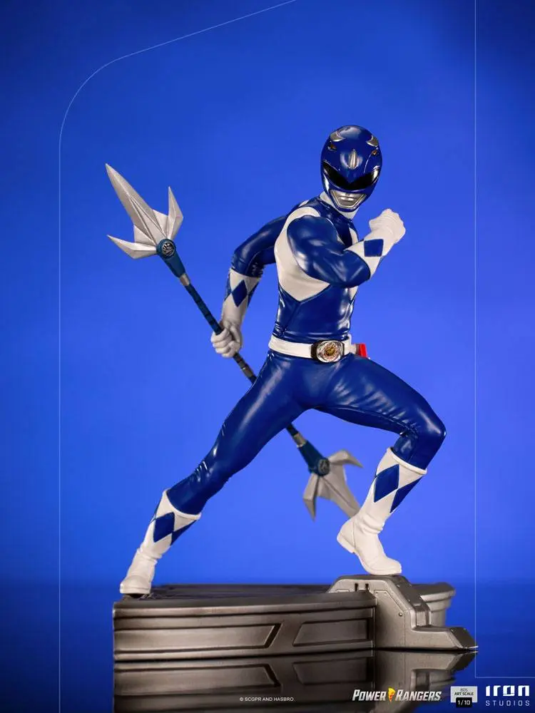 Power Rangers BDS Art Scale Statuie 1/10 Blue Ranger 16 cm poza produsului