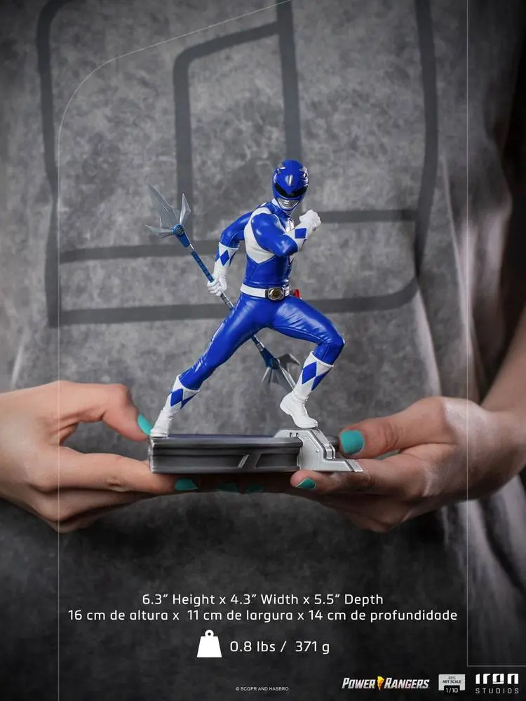 Power Rangers BDS Art Scale Statuie 1/10 Blue Ranger 16 cm poza produsului
