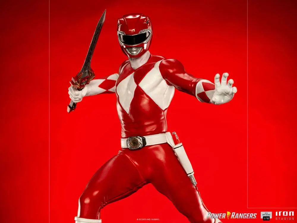 Statuie Power Rangers BDS Art Scale 1/10 Red Ranger 17 cm poza produsului