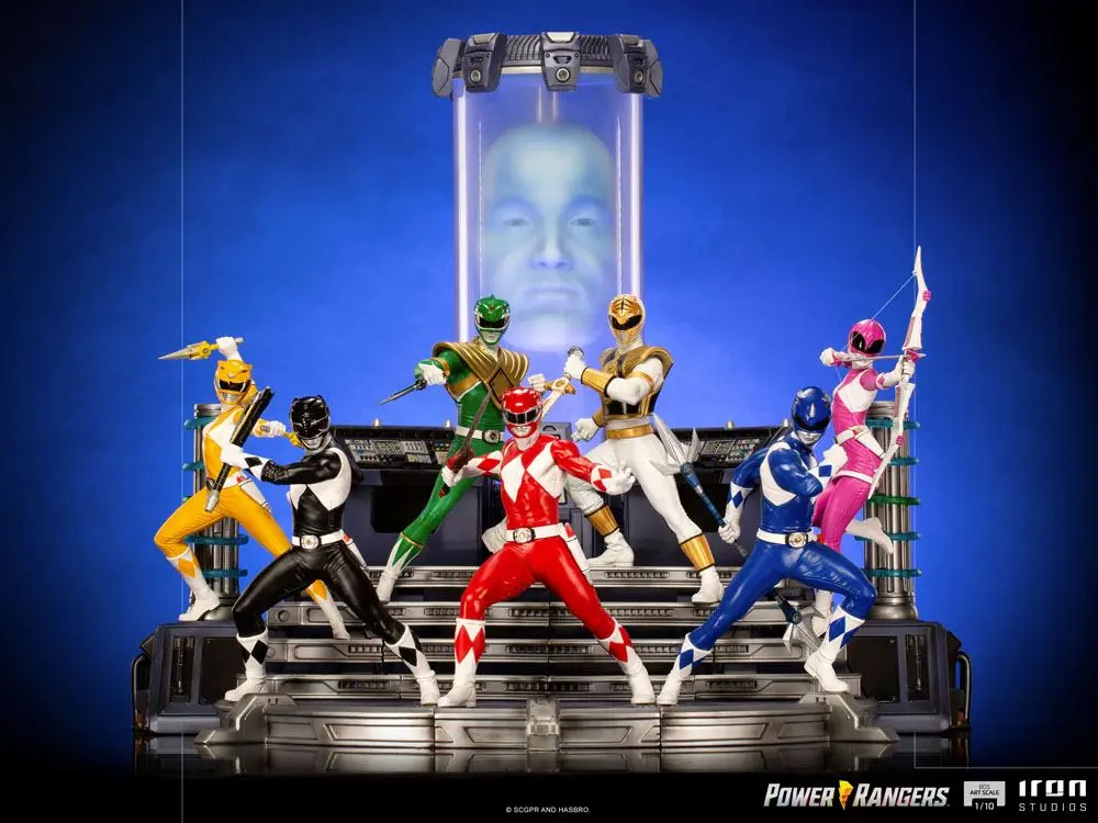 Statuie Power Rangers BDS Art Scale 1/10 Red Ranger 17 cm poza produsului