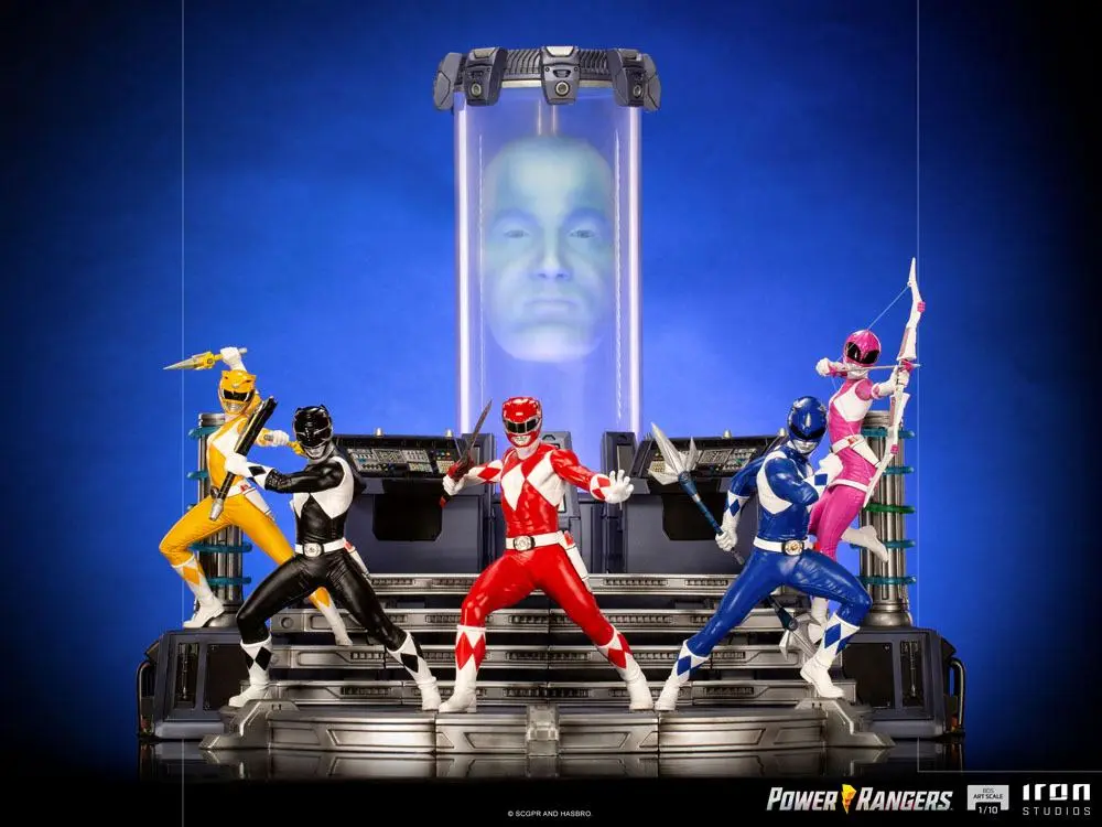 Statuie Power Rangers BDS Art Scale 1/10 Red Ranger 17 cm poza produsului