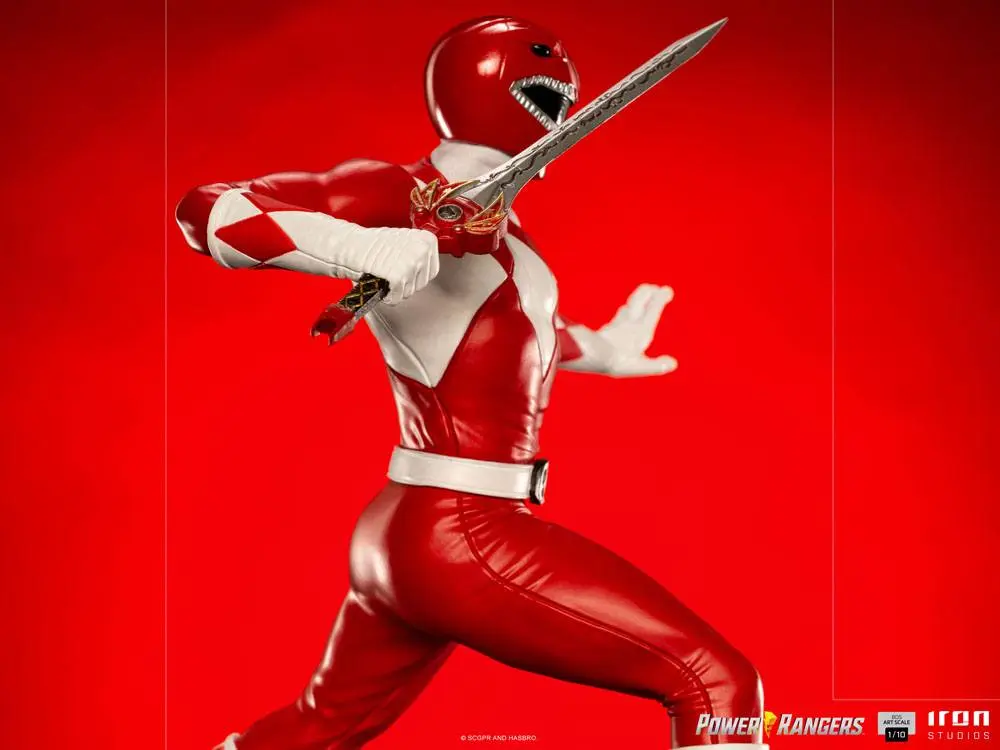 Statuie Power Rangers BDS Art Scale 1/10 Red Ranger 17 cm poza produsului