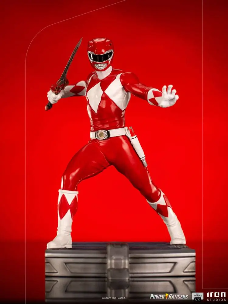 Statuie Power Rangers BDS Art Scale 1/10 Red Ranger 17 cm poza produsului