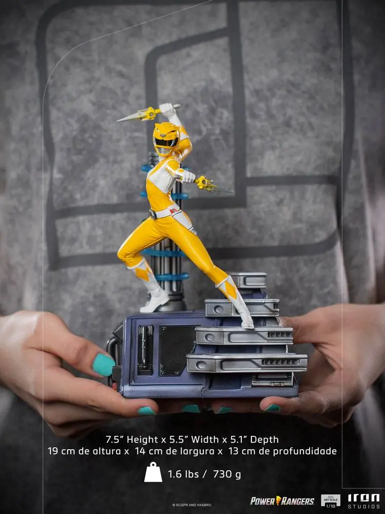 Power Rangers BDS Art Statuie la scară 1/10 Yellow Ranger 19 cm poza produsului