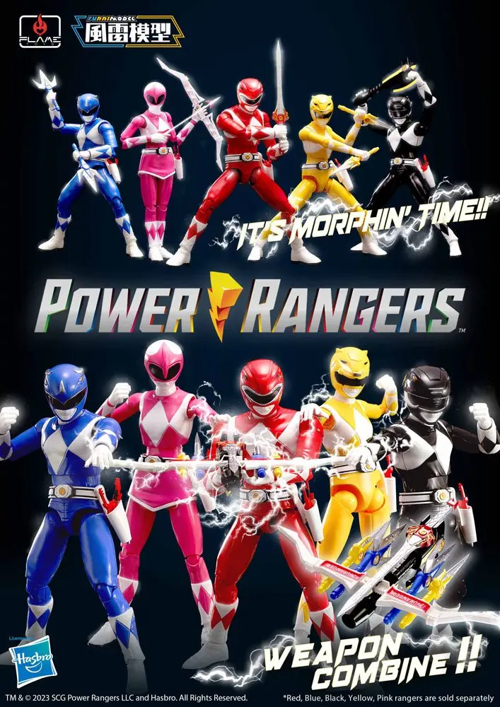 Power Rangers Furai Model Kit Model Plastic Ranger Negru 13 cm poza produsului