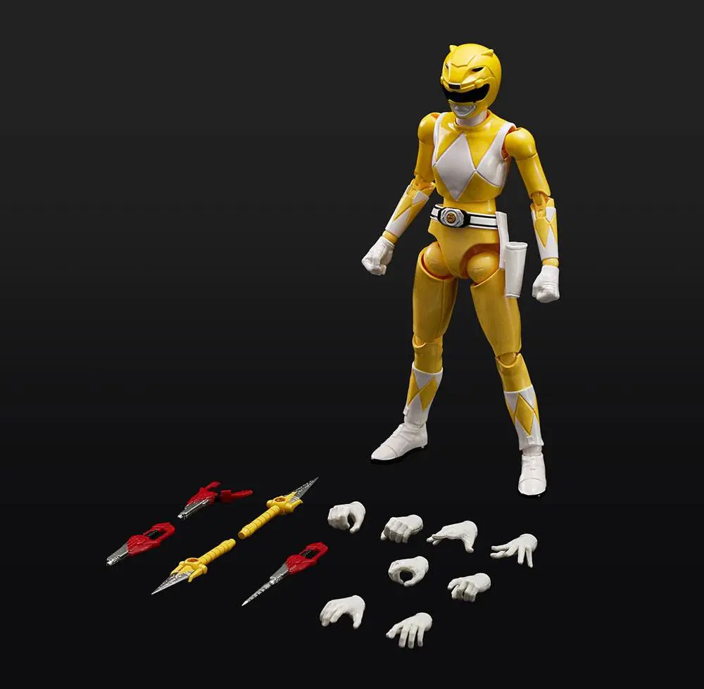 Power Rangers Furai Model Kit model din plastic Yellow Ranger 13 cm poza produsului