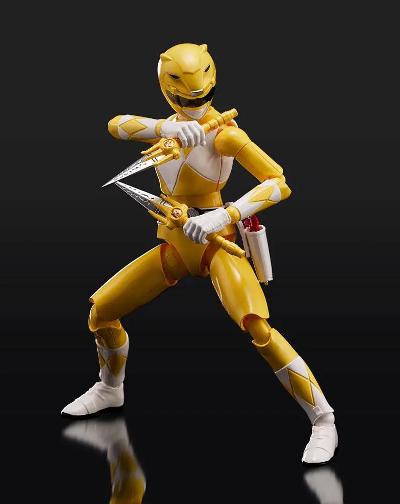 Power Rangers Furai Model Kit model din plastic Yellow Ranger 13 cm poza produsului