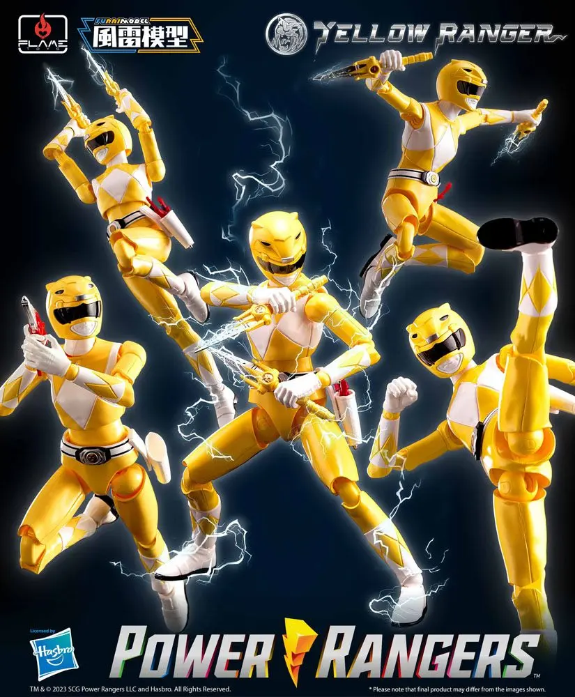 Power Rangers Furai Model Kit model din plastic Yellow Ranger 13 cm poza produsului