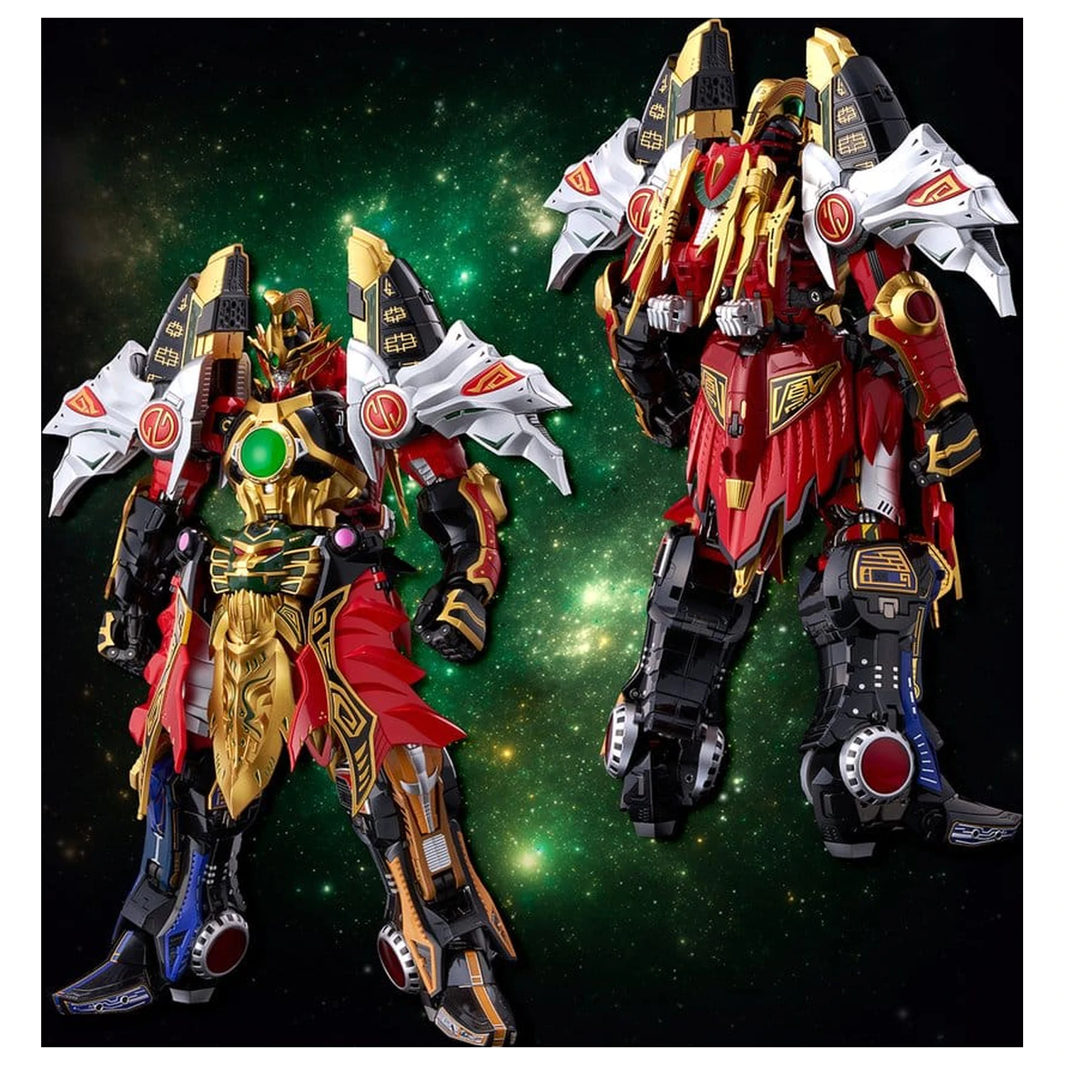 Power Rangers Go! Kuro Kara Combine Action Figure Thunder Megazord 28 cm poza produsului