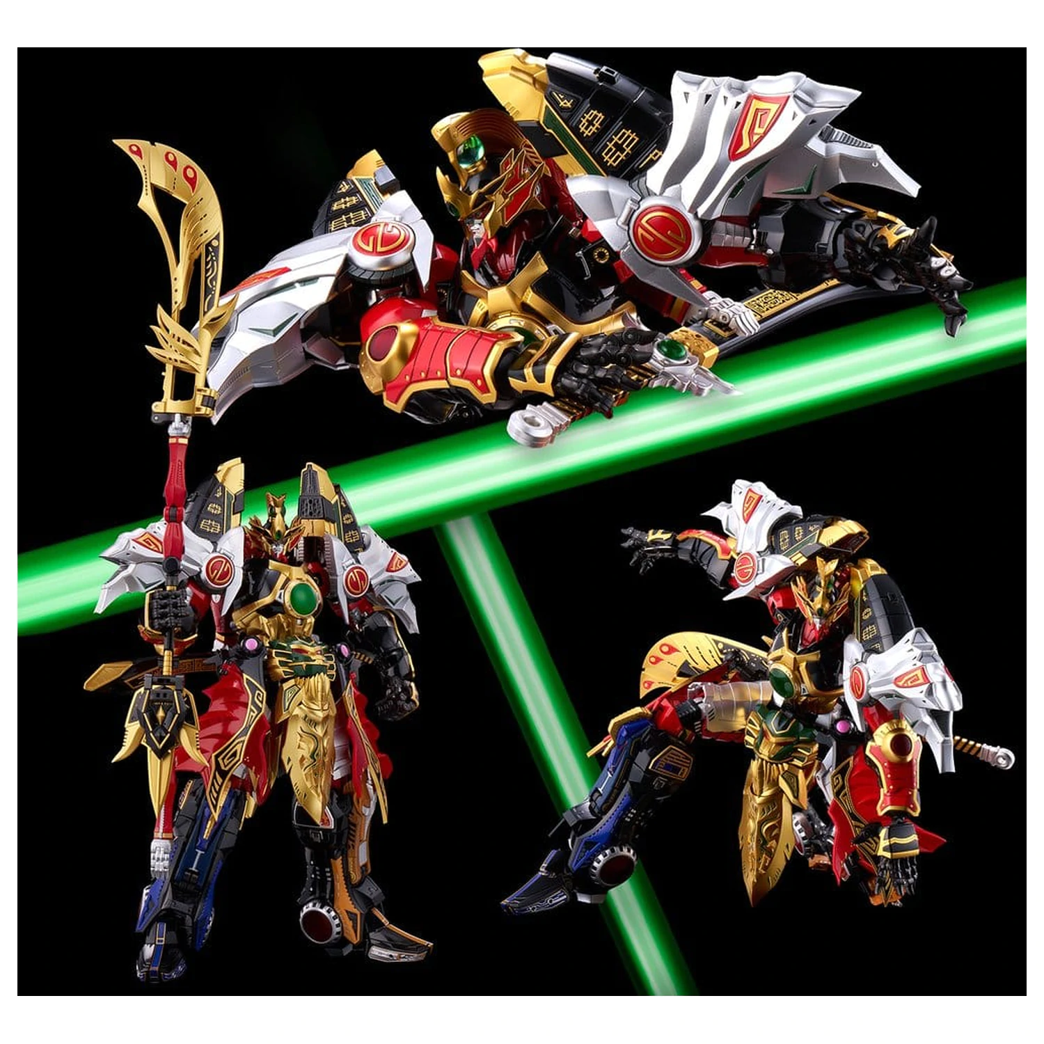 Power Rangers Go! Kuro Kara Combine Action Figure Thunder Megazord 28 cm poza produsului
