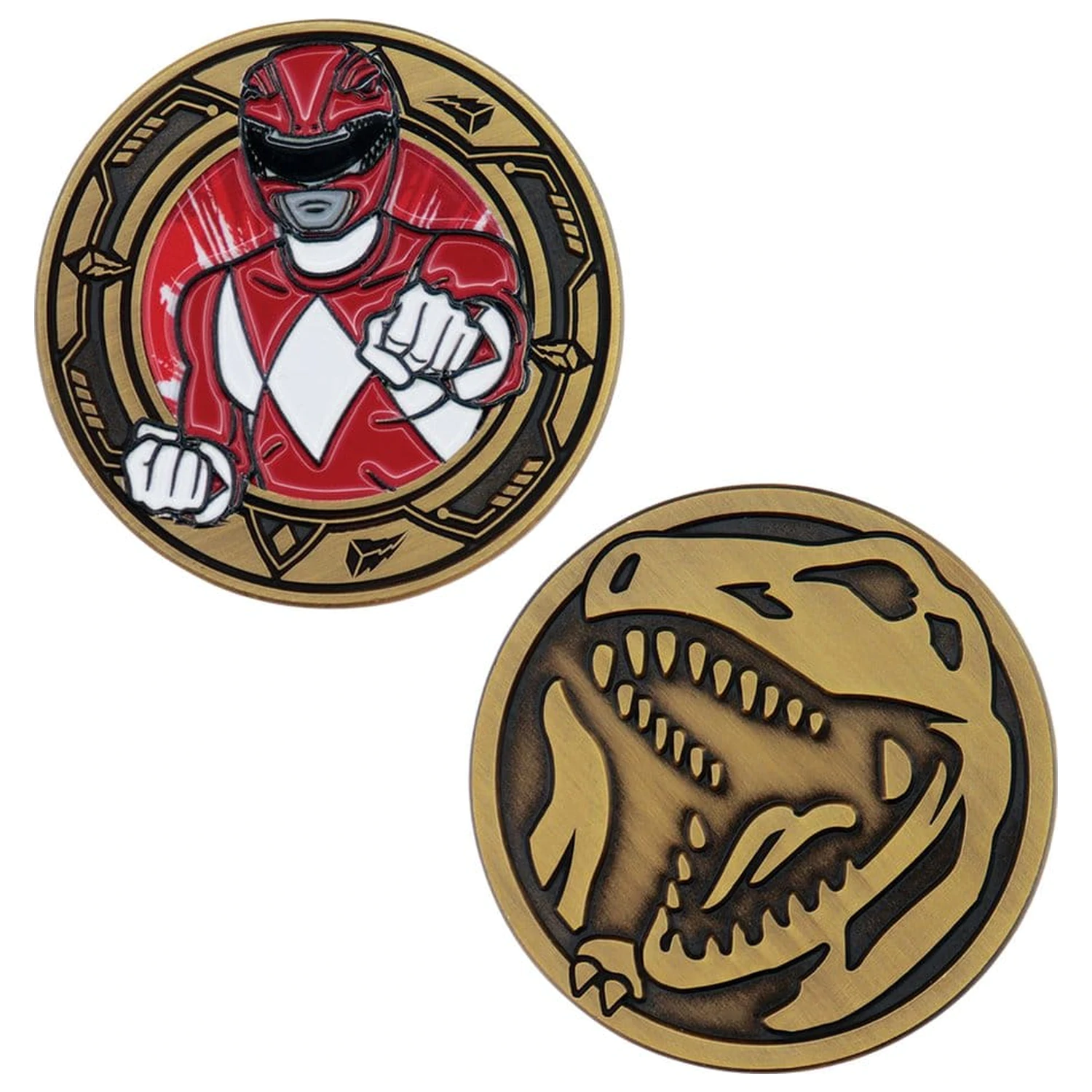Power Rangers Moneda de Colectie Red Ranger Editie Limitata poza produsului